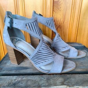 Taupe Suede Heels